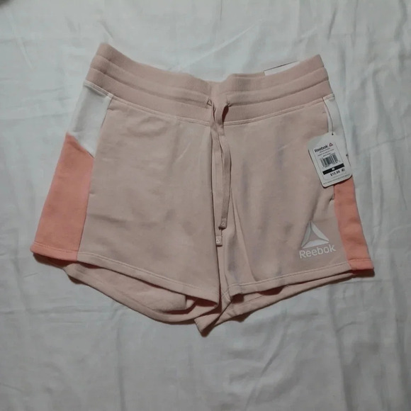 Reebok Pants - Reebok pink sweat shorts NWT